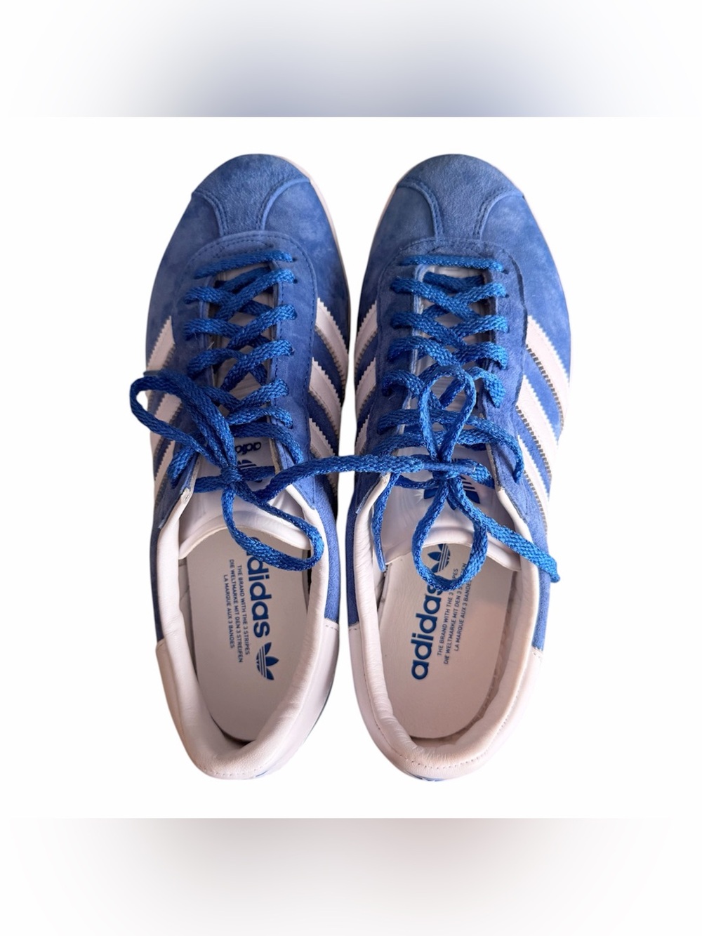 Adidas Gazelle 85 Royal Blue White Men’s Size 8.5 - Picture 3 of 8